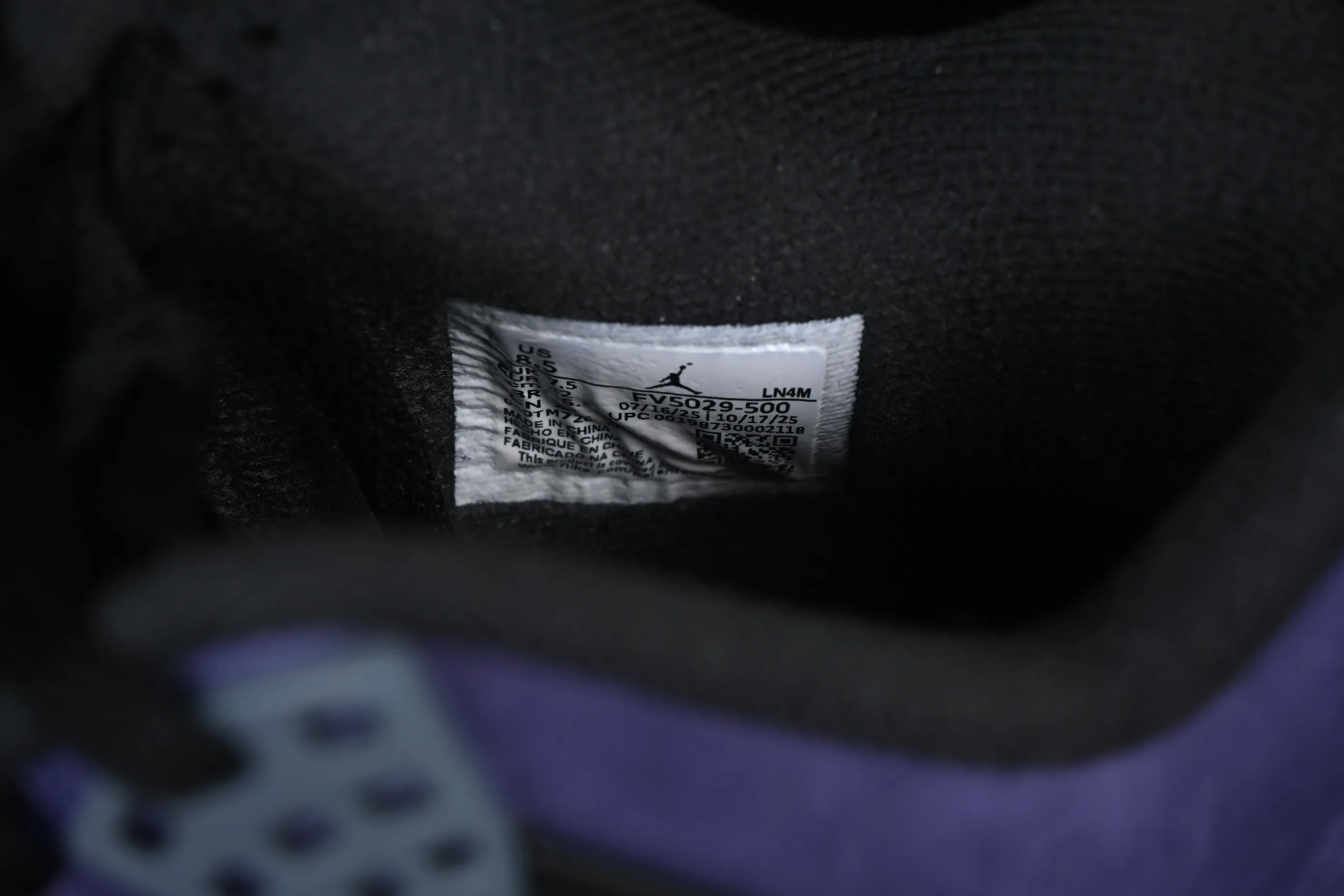 All categories Air Jordan Jordan series basketball shoes Air Jordan 4 TK version Air Jordan 4 Retro "Lakers" AJ4 Joe 4 Lakers Purple Gold FV5029-500